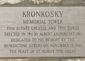 Kronkosky Tower Plaque
