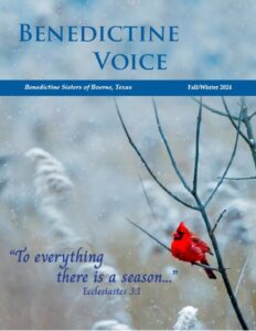 Cover of Fall/Winter Benedictine Voice Newsletter for Website