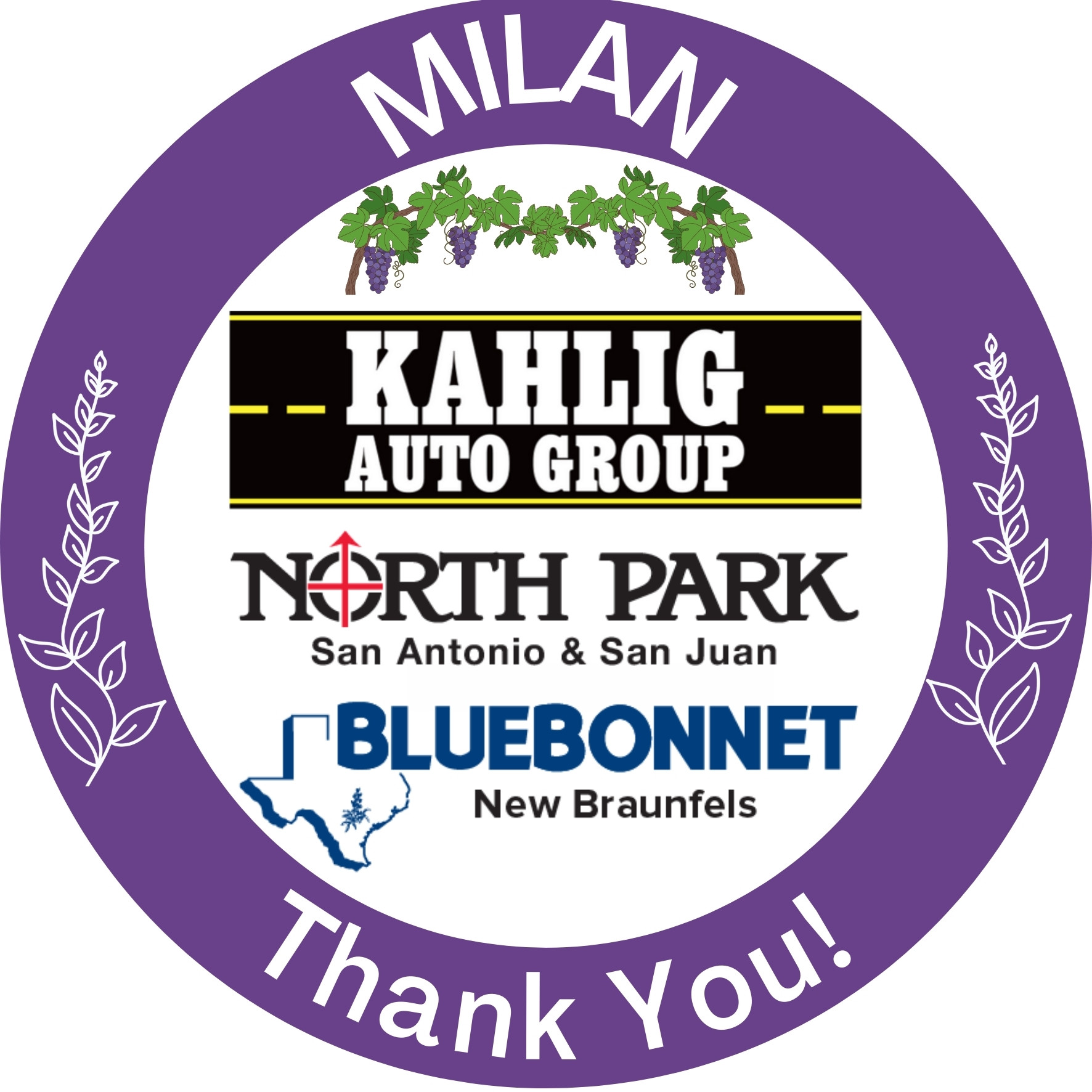 Kahlig Auto Group Milan Sponsor